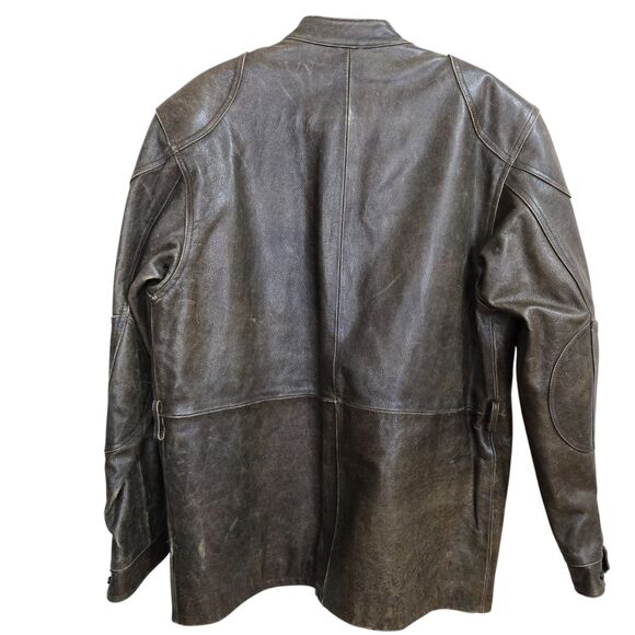 Wilsons M. Julian Mens M Dean Winchester Supernatural Leather Jacket Coat Moto - Picture 6 of 15